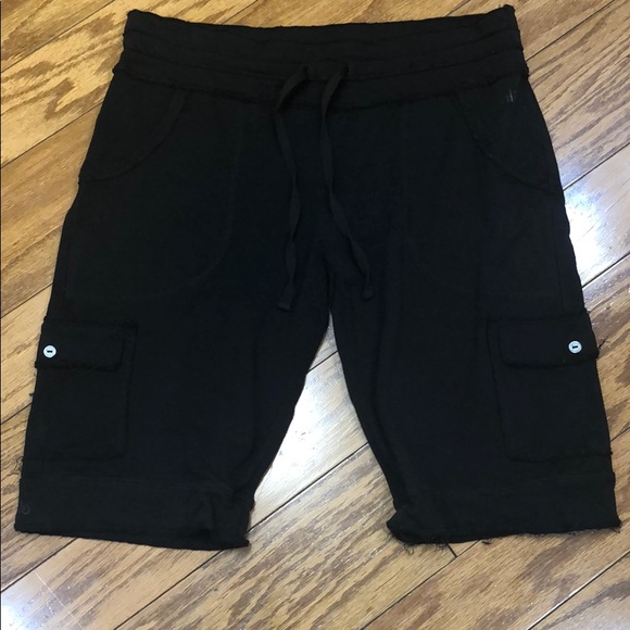 ALO Yoga Pants - Alo Distressed Seam Shorts